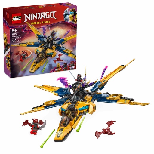 [71833] LEGO Ninjago | Super Jet de la Tormenta de Ras y Arin - 71833