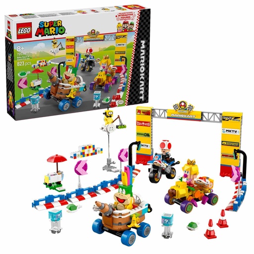 [72036] LEGO Super Mario | Mario Kart: Set Bebé Peach y Grand Prix - 72036