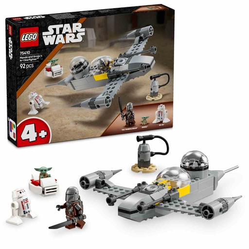 [75410] LEGO STAR WARS | Caza Estelar N-1 de Mando y Grogu - 75410