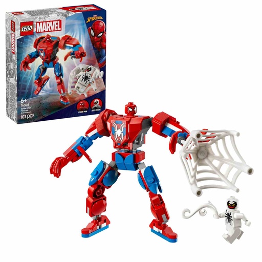 [76308] LEGO MARVEL | Armadura Robótica de Spider-Man vs. el Anti-Venom - 76308