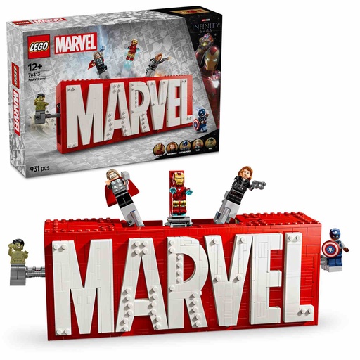 [76313] LEGO MARVEL | Logotipo MARVEL y Minifiguras - 76313