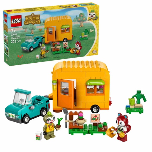 [77054] LEGO Animal Crossing | Caravana de Gandulio y tienda de jardinería - 77054