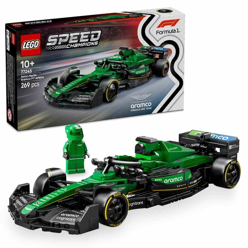 [77245] LEGO Speed Champions | Coche de Carreras Aston Martin Aramco F1® AMR24 - 77245