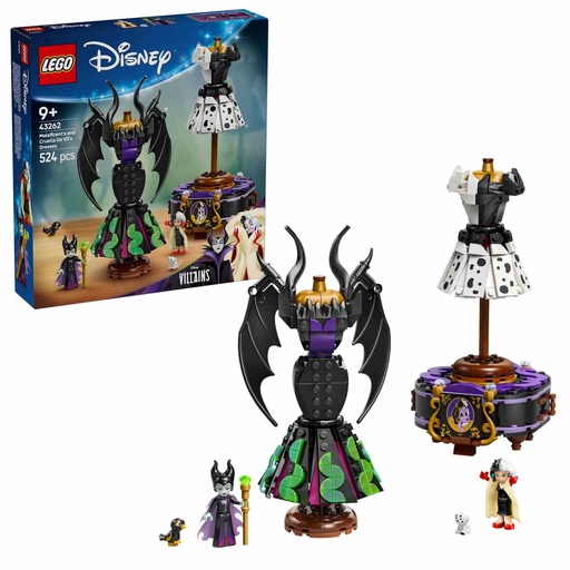 [43262] LEGO Disney | Trajes de Maléfica y Cruella De Vil - 43262
