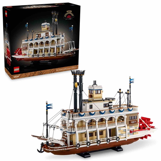 [21356] LEGO IDEAS | Barco de Vapor Fluvial  - 21356