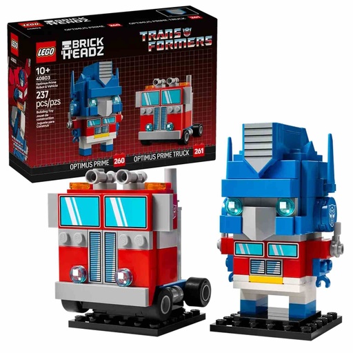 [40803] LEGO BRICK HEADZ | Optimus Prime: Robot y Vehículo - 40803
