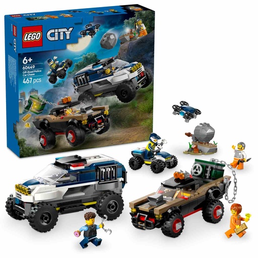[60449] LEGO CITY | Persecución Policial Todoterreno - 60449