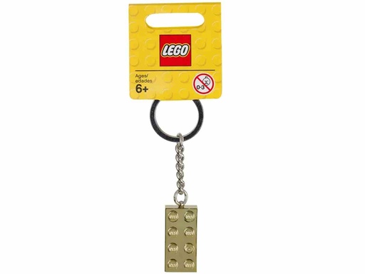 [850808] Llavero de ladrillo LEGO Dorado 850808