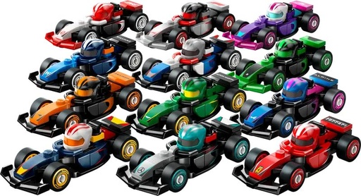 [71049-SC] LEGO Minifiguras | Edición F1 SERIE COMPLETA 12 UNIDADES  - 71049-SC