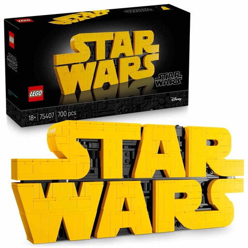 [75407] LEGO STAR WARS | Logotipo de Star Wars para Construir - 75407