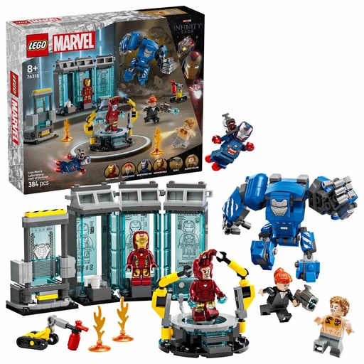 [76315] LEGO MARVEL | Laboratorio de Iron Man: Sala de Armaduras- 76315
