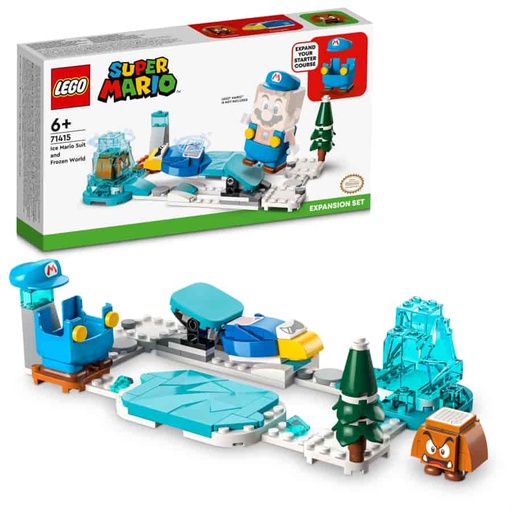 [71415] Lego Mario Set de Expansión Traje de Mario de Hielo y Mundo Helado 71415