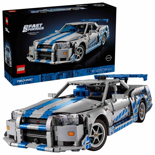 [42210] LEGO Technic | Coche Nissan Skyline GT-R (R34) de 2 Fast 2 Furious  - 42210