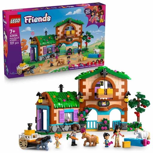 [42654] LEGO Friends | Rancho y Establo de Ponis- 42654