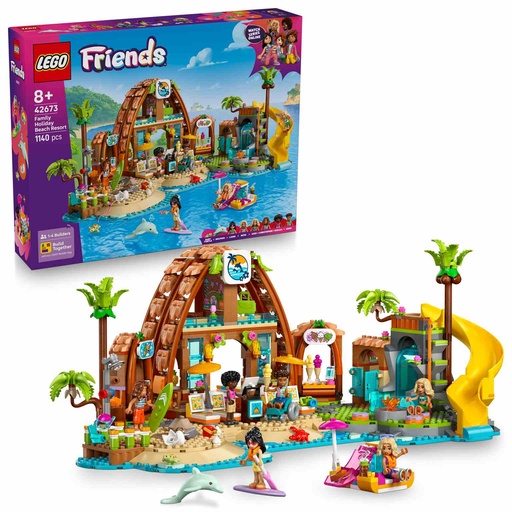 [42673] LEGO Friends | Hotel de Vacaciones Familiares en la Playa - 42673