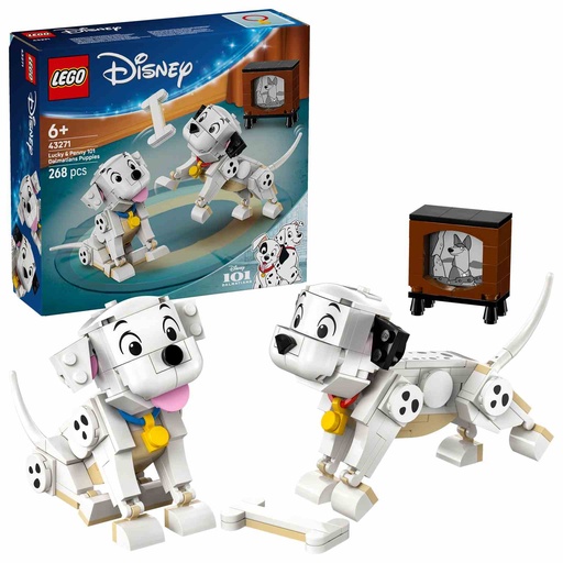 [43271] LEGO Disney | Lucky y Penny: Cachorros de 101 Dálmatas - 43271
