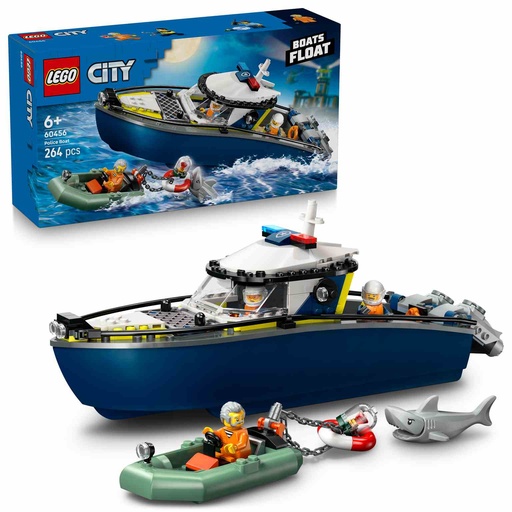 [60456] LEGO CITY | Persecución en Barco de Policía - 60456