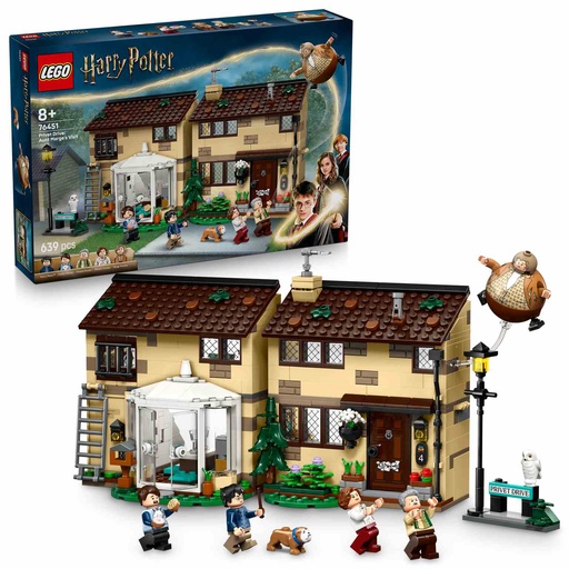 [76451] LEGO Harry Potter | Privet Drive: Visita de Tía Marge  - 76451