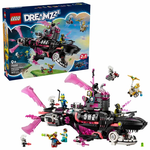 [71500] LEGO DREAMZzz | Submarino-Tiburón de las Pesadillas - 71500