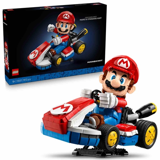 [72037] LEGO Super Mario | Mario Kart: Mario y Kart estándar - 72037