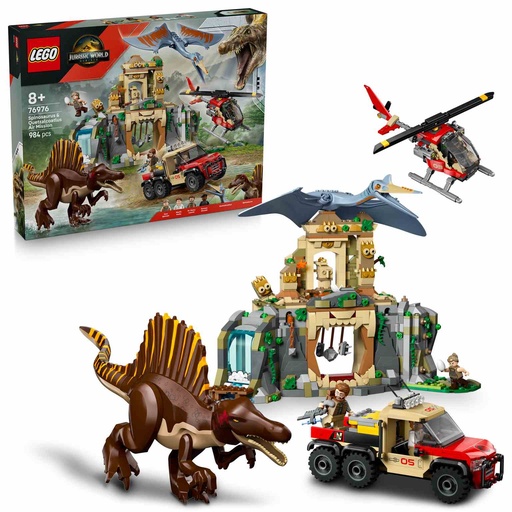[76976] LEGO Jurassic World | Misión Aérea: Spinosaurus y Quetzalcoatlus - 76976