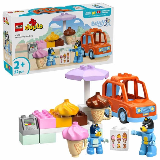 [10458] LEGO DUPLO | Excursión a la Heladería con Bluey - 10458