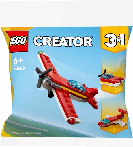 [30669] LEGO  Creator 3 en 1 | Avión Rojo Clásico - 30669