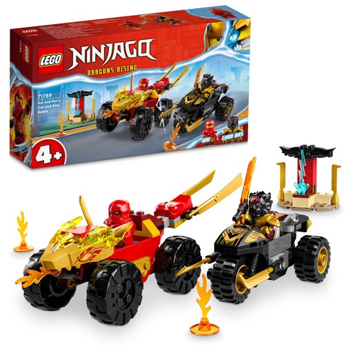 [71789] Lego Ninjago  Batalla en Coche y Moto de Kai y Ras 71789