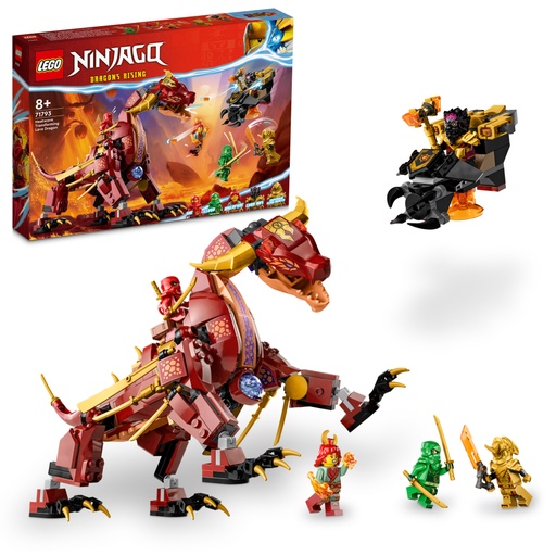 [71793] Lego Ninjago Dragón de Lava Transformable de Heatwave 71793