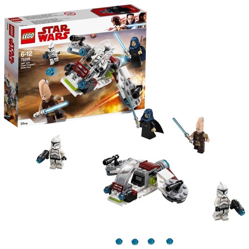[75206] Lego Star Wars Pack de combate Jedi y soldados clon 75206
