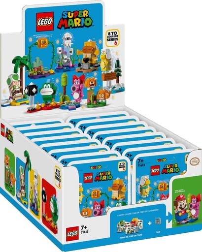 [71413-CC] Lego Super Mario Packs de Personajes: Edición 6  Caja 16Ud 71413-CC