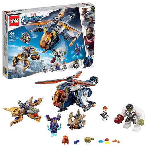 [76144] Lego Marvel Vengadores Rescate Helicópetro Hulk - 76144